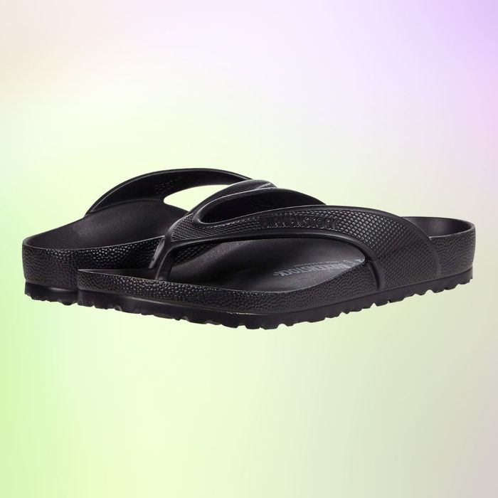 The black flip-flops