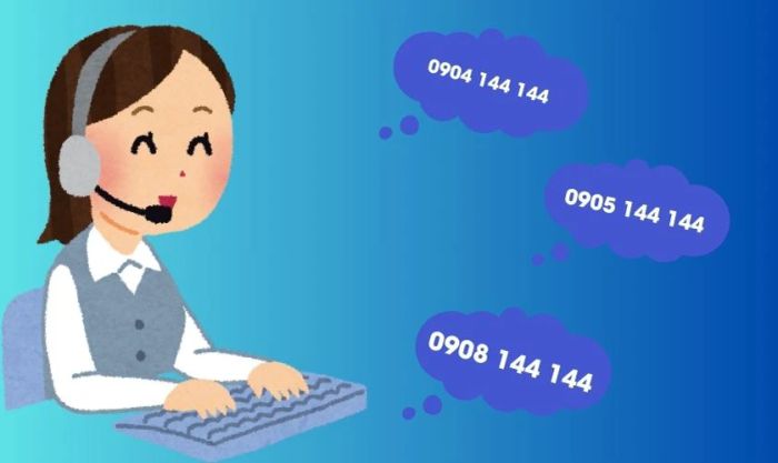 Danh sách các số tổng đài MobiFone theo vùng miền