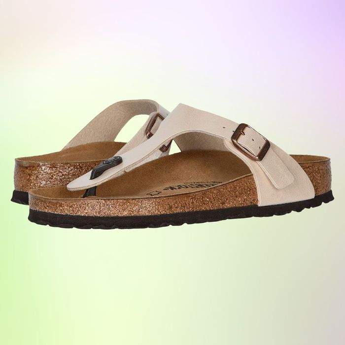 The pearl white sandals