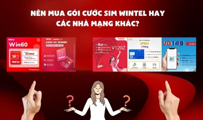 Nên lựa chọn gói cước SIM Wintel hay các nhà mạng khác?