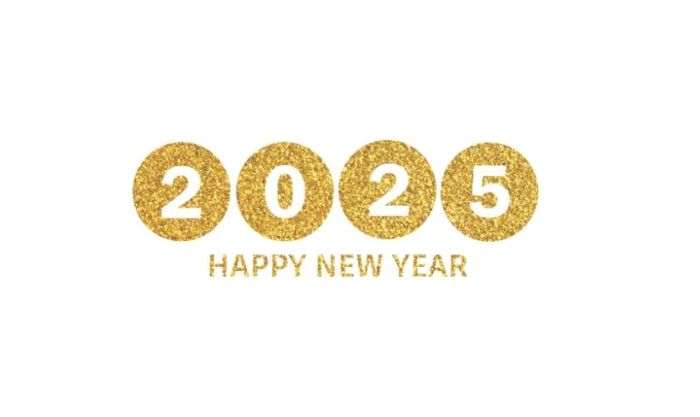 Biểu tượng chúc Tết 2025 đơn giản