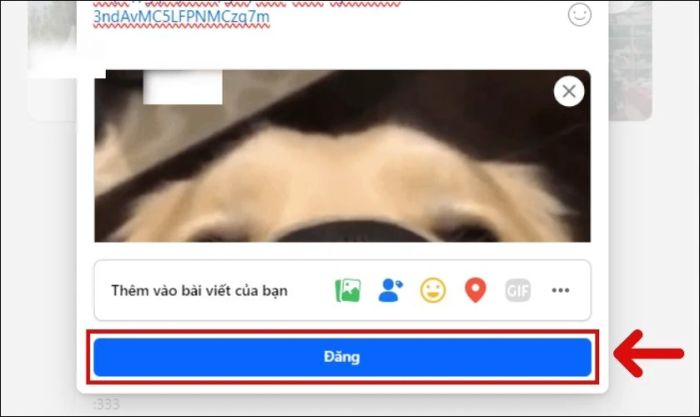 Hoàn thành bài viết và nhấn Đăng