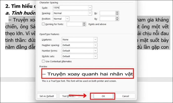Xem trước kết quả với tính năng Preview