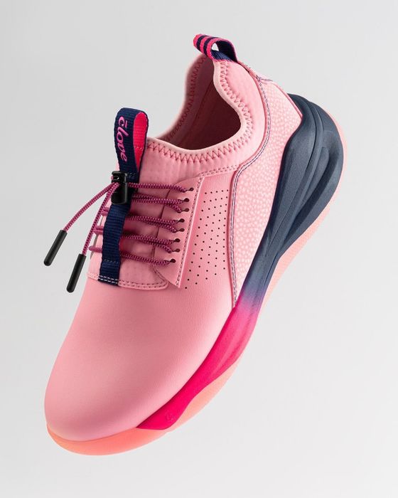 A shoe shown in the heat of Miami.
