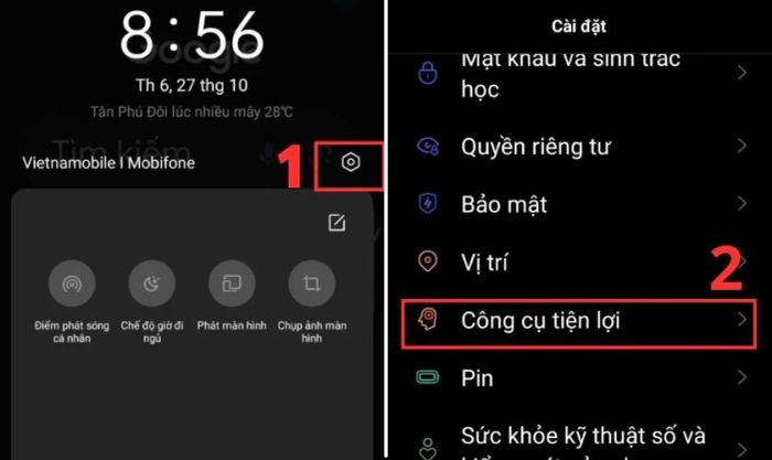 Hướng dẫn chụp màn hình Realme bằng thanh công cụ thông minh