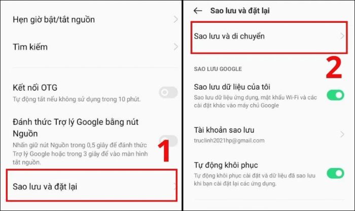 Cách reset OPPO mà không làm mất dữ liệu