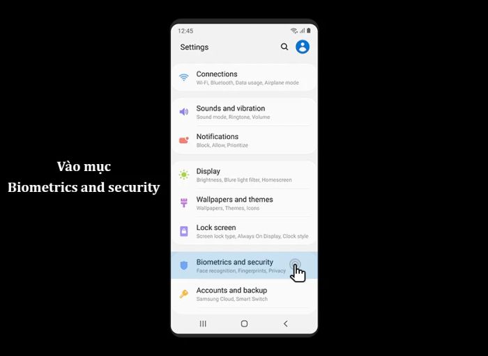Nhấn chọn Find My Mobile