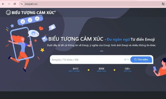Trang web cung cấp biểu tượng Tết 2025 miễn phí - Emojiall.com
