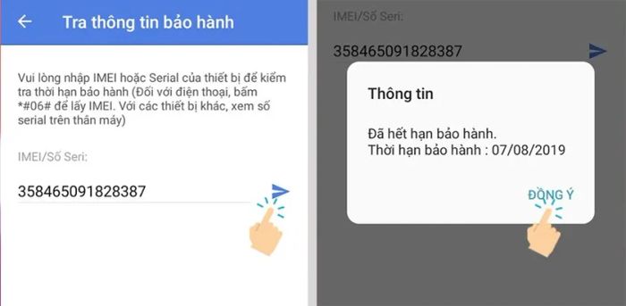 Hướng dẫn kiểm tra thời gian bảo hành điện thoại Samsung bằng ứng dụng