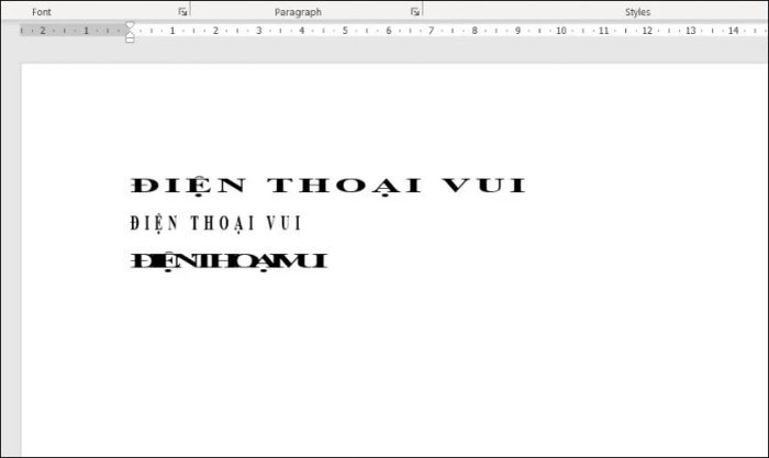 Lý do xuất hiện lỗi khoảng cách chữ trong Word là gì?