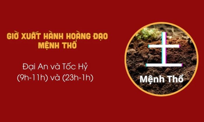 Giờ xuất hành đẹp nhất ngày mùng 8 Tết dành cho người mệnh Thổ