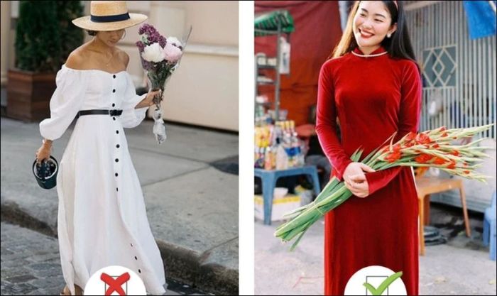 Chọn trang phục màu sắc tươi sáng để mang lại may mắn cho chuyến đi