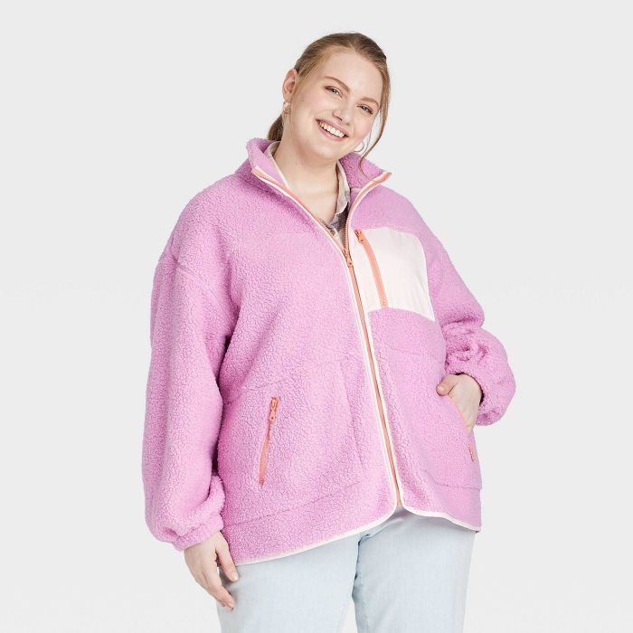the fleece in pink