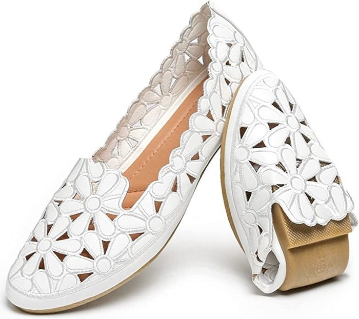 the white shoes