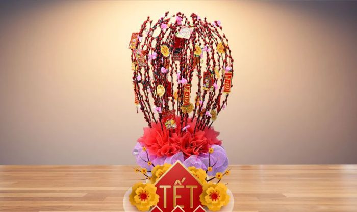 Hướng dẫn cắm bình hoa nụ tầm xuân để bàn