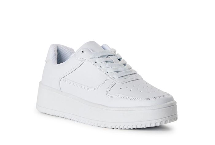 The white platform sneaker.