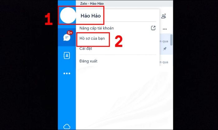 Cách thay đổi tên Zalo trên máy tính - PC
