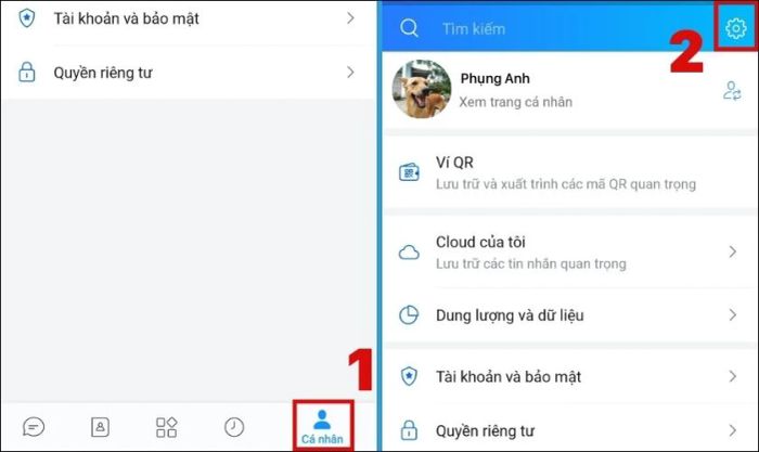 Đổi tên bạn bè trên Zalo thông qua việc thay đổi tên trong danh bạ