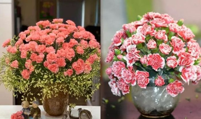 Cách cắm hoa phăng ngày Tết hình mái vòm