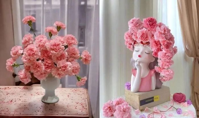 Mẫu cắm hoa phăng ngày Tết 2025 đẹp
