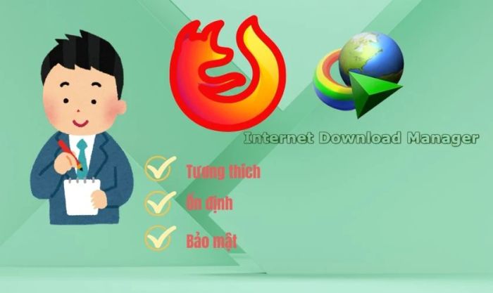 Những điều cần lưu ý khi cài IDM cho Firefox