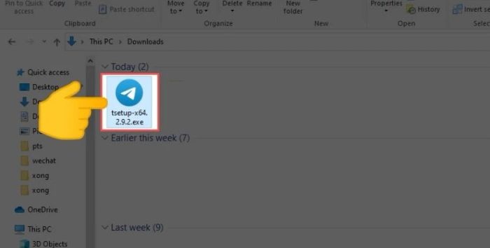 tải về dưới dạng file .exe