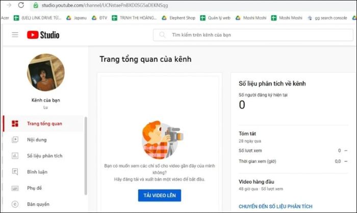 Hướng dẫn đăng video YouTube Shorts từ máy tính