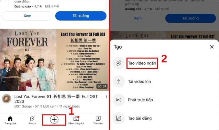 Cách tải video lên YouTube Shorts từ điện thoại của bạn