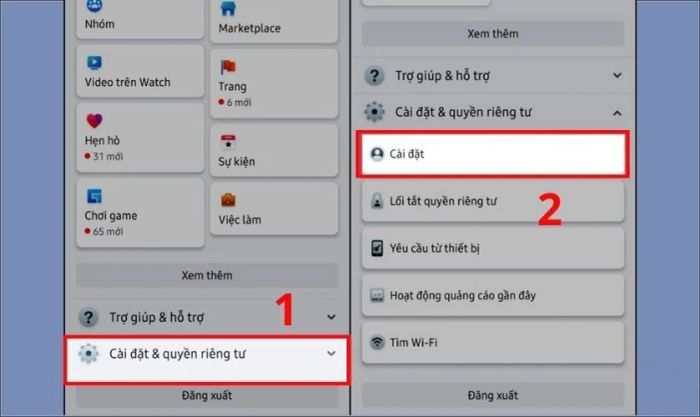 Hướng dẫn thoát Facebook từ xa trên thiết bị khác bằng điện thoại