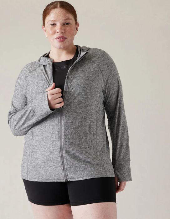 Jacket worn by a model