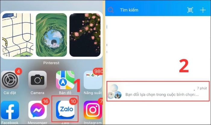 Hướng dẫn cách xóa bình chọn trên Zalo từ điện thoại