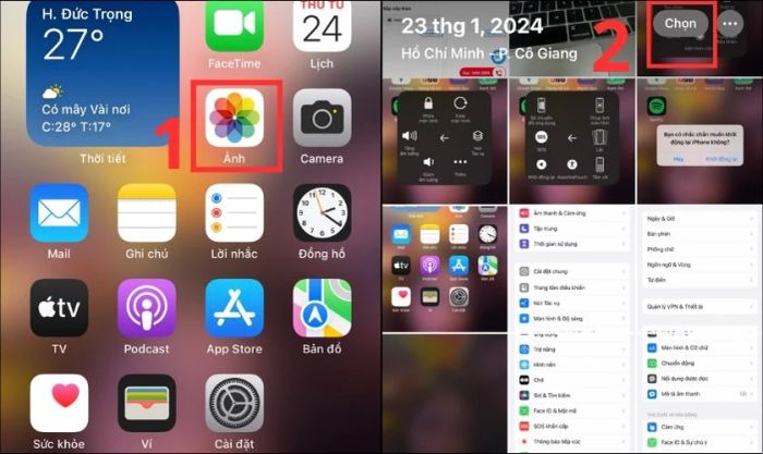 Hướng dẫn ẩn ảnh trên iPhone bằng ghi chú