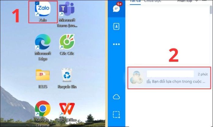 Hướng dẫn cách xóa bình chọn trên Zalo qua máy tính