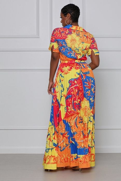 the back view of the dress