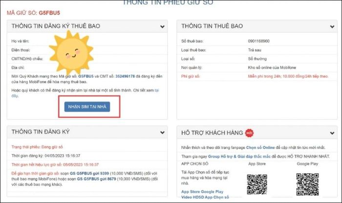 Đăng ký nhận sim mạng 079 ngay tại nhà
