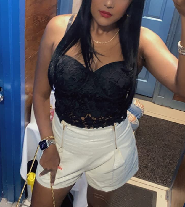 Photo of reviewer wearing a black top