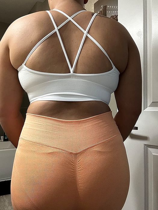 the same bra and pants combination shown from behind