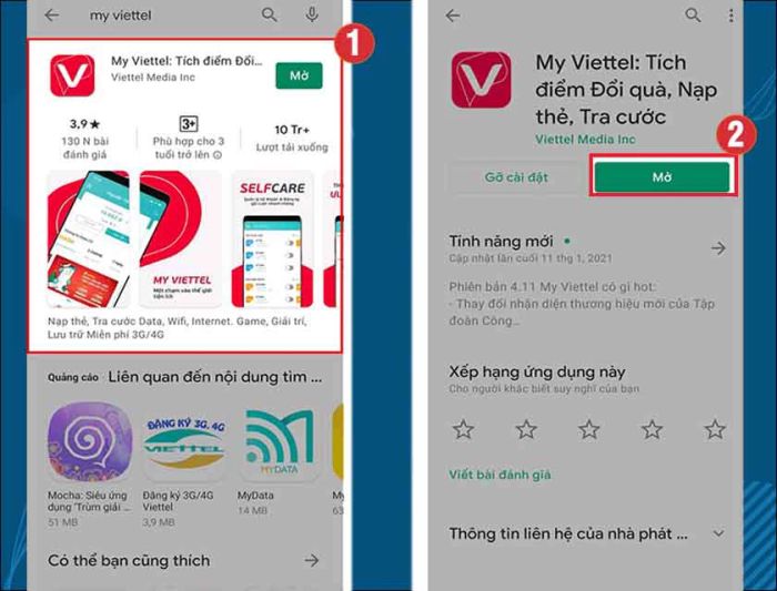 Cách đăng ký eSIM Viettel trực tuyến trên Android