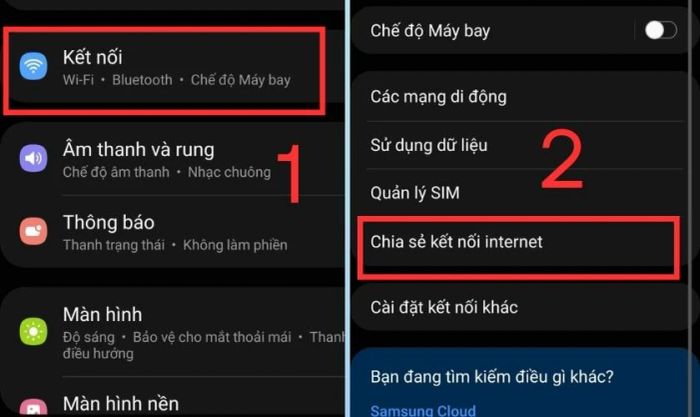 Cách chia sẻ wifi từ OPPO sang laptop qua Bluetooth