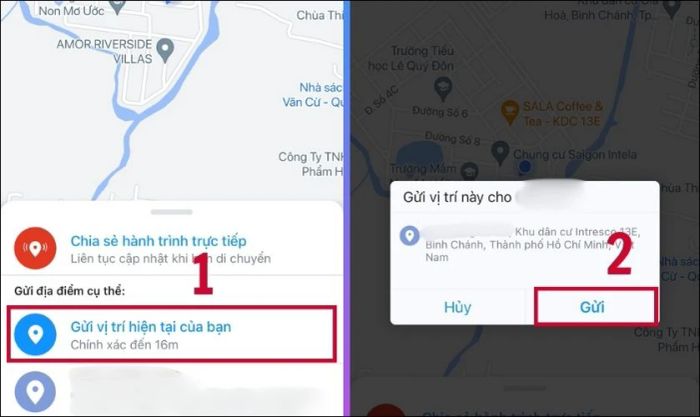 Hướng dẫn chia sẻ vị trí qua Zalo trên iPhone