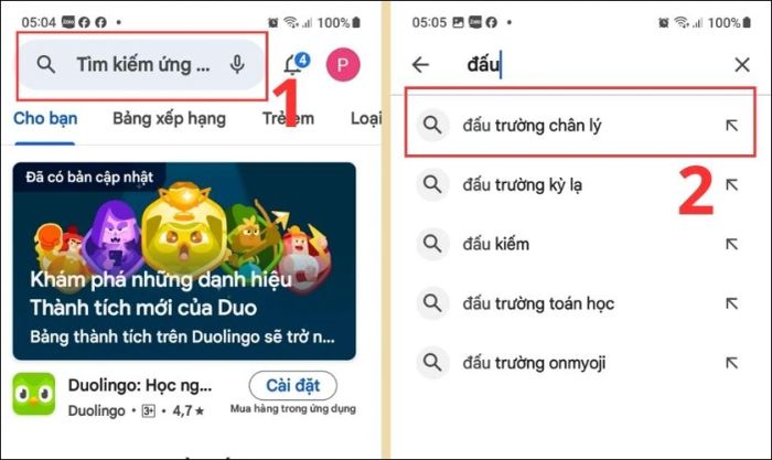 Hướng dẫn tải game Đấu Trường Chân Lý trên điện thoại Android
