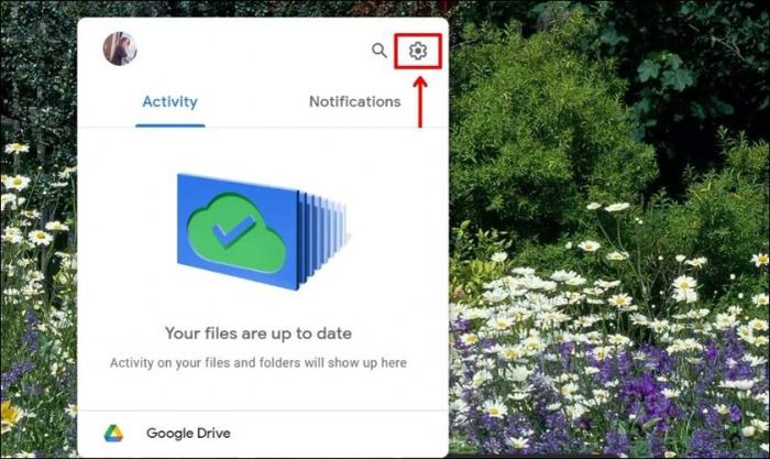 Khi giao diện chính của Google Drive xuất hiện