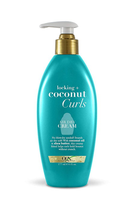 the container of curl-defining cream