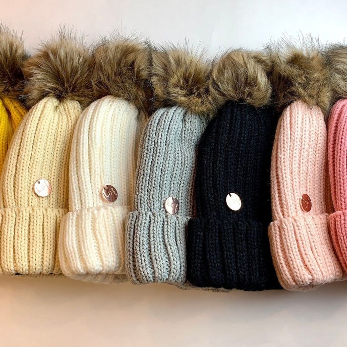 All seven available colors of the hat