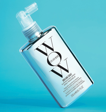 the bottle of Color Wow spray