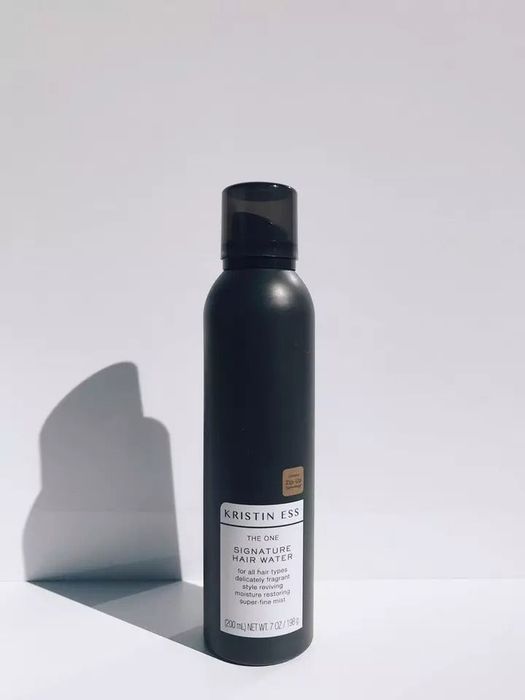 a bottle of the hair revitalizing water
