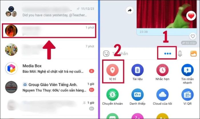 Hướng dẫn chia sẻ vị trí qua Zalo trên iPhone