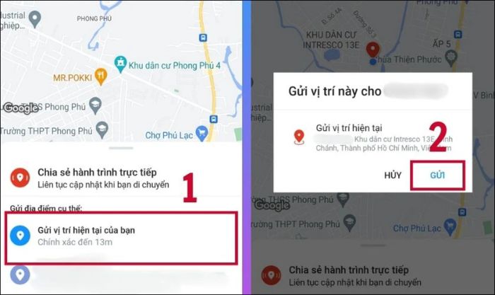 Hướng dẫn chia sẻ vị trí qua Zalo trên điện thoại Android