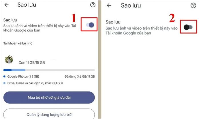 Chỉ cần kéo nút sang trái