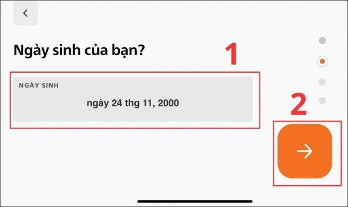 Chuyển đến trang nhập Ngày sinh